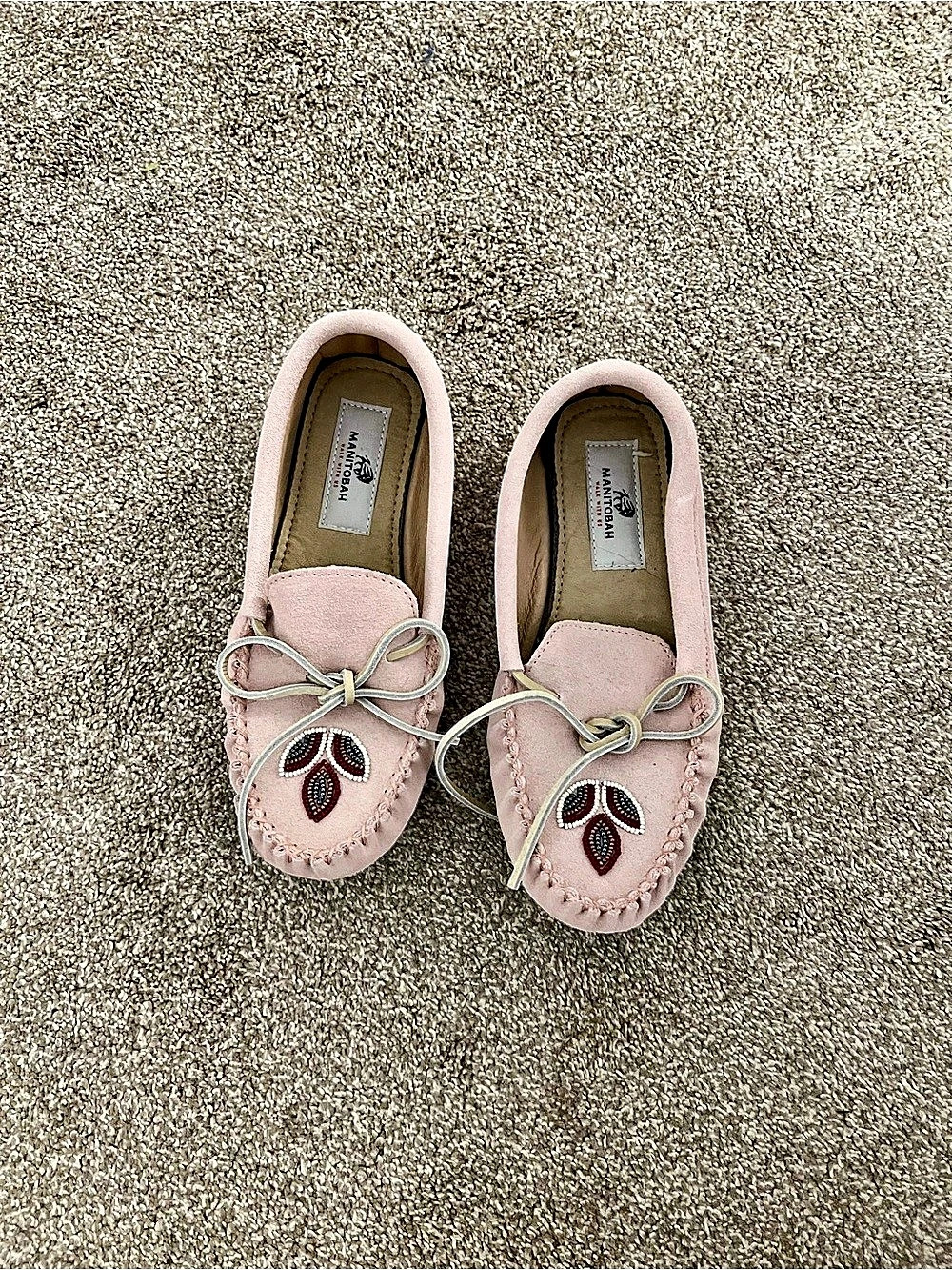 Manitobah Moccasins Pink US 8